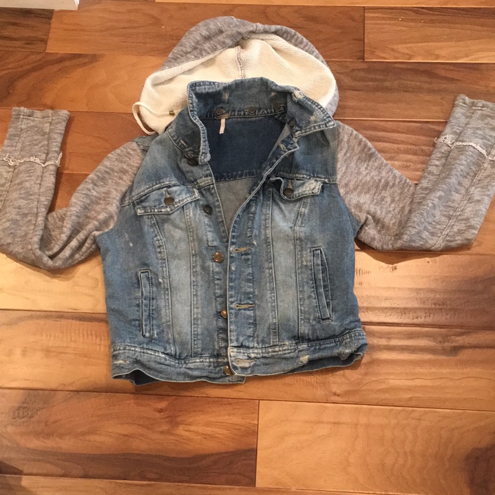 Free people women's denim jacket small